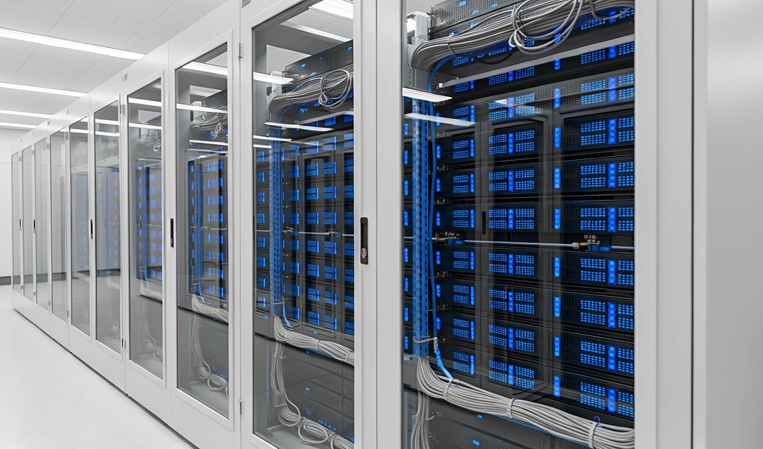 On-site industrial analytics server rack